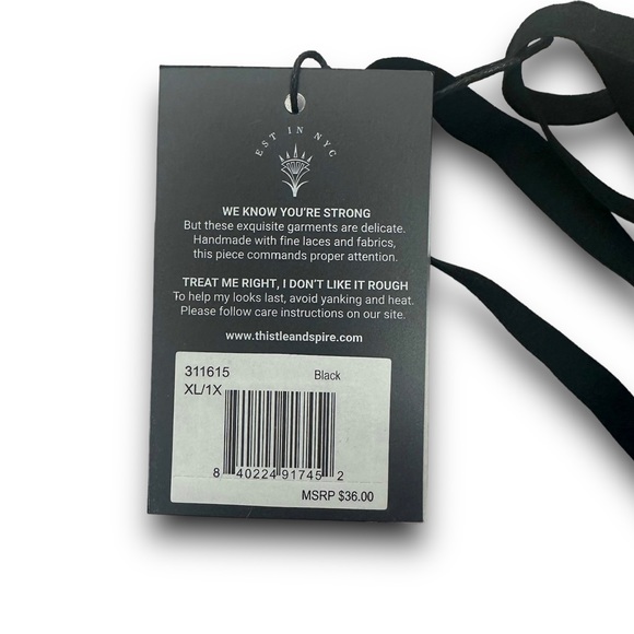 Thistle and Spire Carina Strappy Thong Size XL/1X - Picture 8 of 9